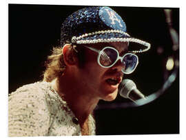 Hartschaumbild Elton John, Februar 1976