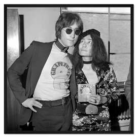Gerahmter Kunstdruck Yoko Ono und John Lennon