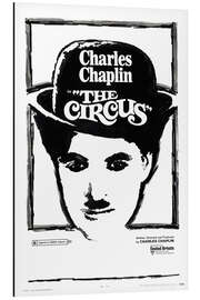 Aluminium print Charlie Chaplin - The Circus