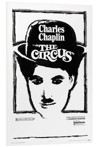 Foam board print Charlie Chaplin - The Circus