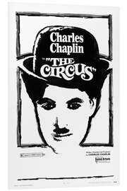 Hartschaumbild Charlie Chaplin - The Circus