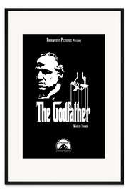 Gerahmter Kunstdruck Der Pate (englisch)