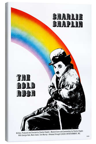 Canvas print Charlie Chaplin - The Gold Rush