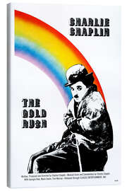 Stampa su tela  Charlie Chaplin - La febbre dell&#039;oro