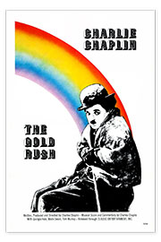 Wandbild  Charlie Chaplin - Goldrausch (englisch)