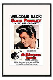 Gerahmter Kunstdruck Elvis Presley - Jailhouse Rock