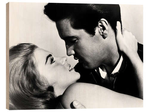 Tableau en bois Viva Las Vegas - Ann-Margret, Elvis Presley