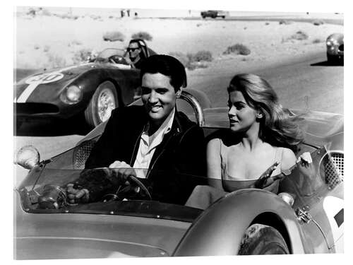 Acrylglasbild Elvis Presley und Ann-Margret - Viva Las Vegas