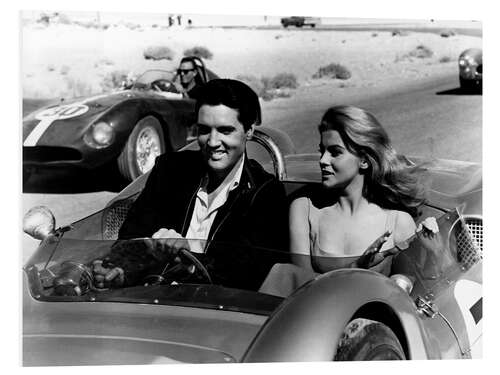 PVC-tavla Elvis Presley & Ann-Margret - Viva Las Vegas