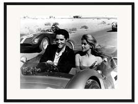 Gerahmter Kunstdruck Elvis Presley und Ann-Margret - Viva Las Vegas