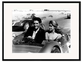 Impresión de arte enmarcada Elvis Presley &amp; Ann-Margret - Viva Las Vegas