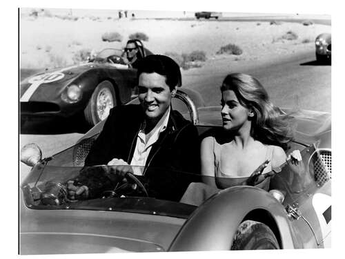 Stampa su plexi-alluminio Elvis Presley & Ann-Margret - Viva Las Vegas