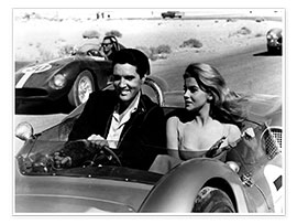 Wandbild  Elvis Presley und Ann-Margret - Viva Las Vegas