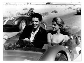 Selvklebende plakat Elvis Presley &amp; Ann-Margret - Viva Las Vegas