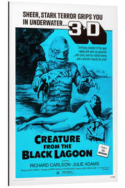 Cuadro de aluminio Creature from the Black Lagoon, 3D