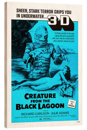 Hout print Creature from the Black Lagoon, 3D