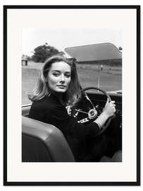 Gerahmter Kunstdruck Tania Mallet in Goldfinger