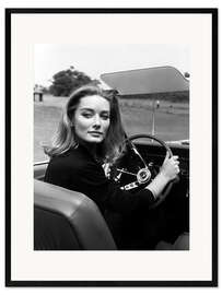 Kehystetty taidepainatus Tania Mallet in Goldfinger