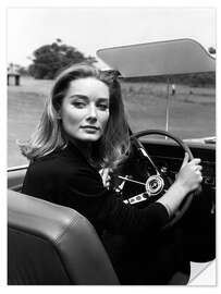 Wandsticker Tania Mallet in Goldfinger