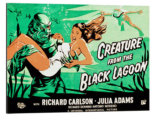 Aluminiumsbilde Creature from the Black Lagoon, 1954