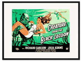 Gerahmter Kunstdruck Der Schrecken vom Amazonas, 1954