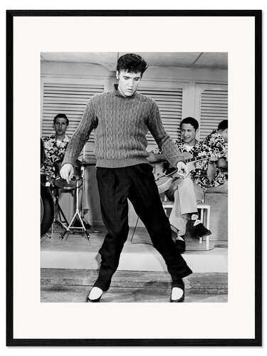 Impression artistique encadrée Elvis Presley - Jailhouse Rock