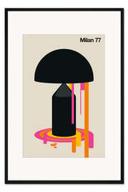 Gerahmter Kunstdruck Milan 77