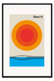 Gerahmter Kunstdruck Öland 72