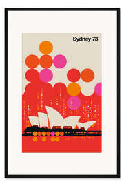 Gerahmter Kunstdruck Sydney 73