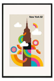 Gerahmter Kunstdruck New York 82