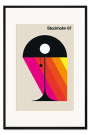 Gerahmter Kunstdruck Stockholm 67