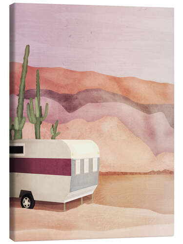 Canvas-taulu Caravan in the Desert