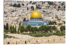 Gallery print View from the Mount of Olives in Jerusalem