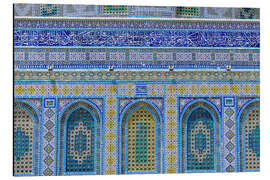 Aluminium print Pattern of the Dome of the Rock I