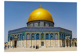 Foam board print Dome of the Rock on the Temple Mount