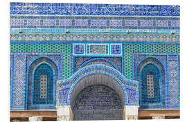 Foam board print Pattern of the Dome of the Rock II