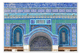 Poster  Pattern of the Dome of the Rock II - HADYPHOTO
