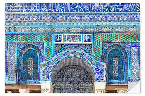 Vinilo para la pared Mosaico de la Cúpula de la Roca II