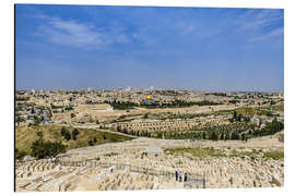 Aluminiumtavla View over Jerusalem