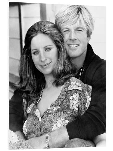 Tableau en PVC Barbra Streisand et Robert Redford