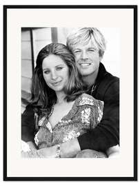 Gerahmter Kunstdruck Barbra Streisand und Robert Redford
