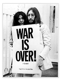 Póster  Yoko &amp; John - War is over!