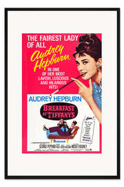 Gerahmter Kunstdruck Frühstück bei Tiffany (englisch)