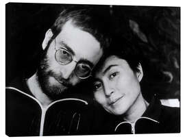 Quadro em tela  John Lennon e Yoko Ono