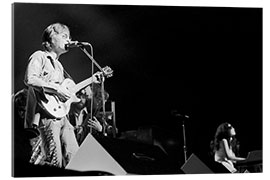 Acrylic print John Lennon and Yoko Ono at the charity concert in New York