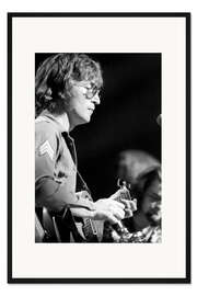 Gerahmter Kunstdruck John Lennon, Benefizkonzert in New York