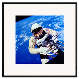 Impression artistique encadrée Astronaute Edward White
