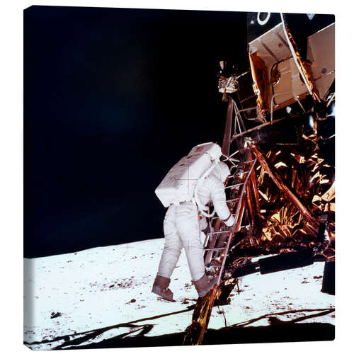 Tableau sur toile Buzz Aldrin sur la Lune