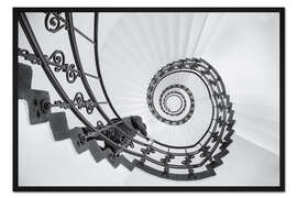 Gerahmter Kunstdruck Hoch hinaus