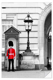 Selvklebende plakat Buckingham Guard - London